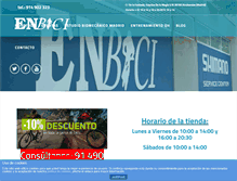 Tablet Screenshot of enbici.biz